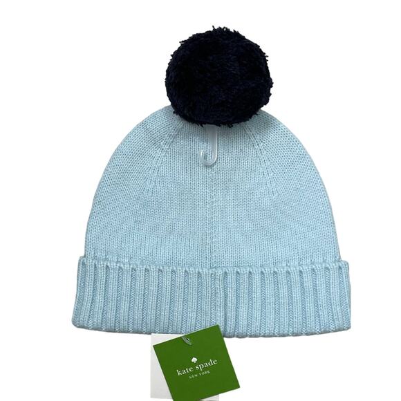 Kate Spade Daydreamer Faux Fur Pompom Hat Beanie
